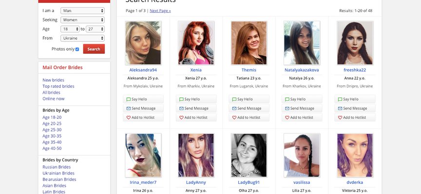 Rosebrides Suche