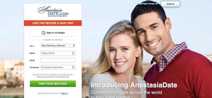 AnastasiaDate Startseite