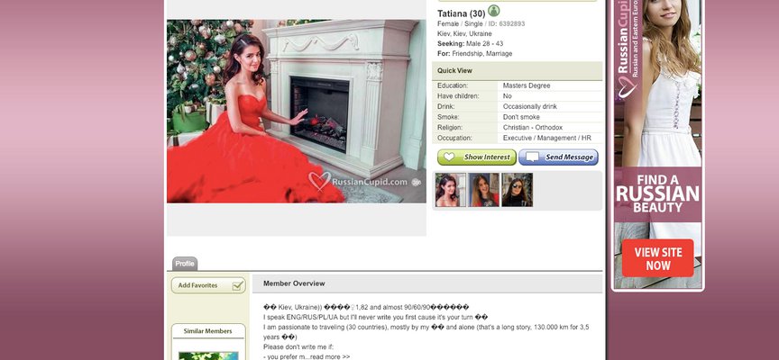 Russiancupid Profile
