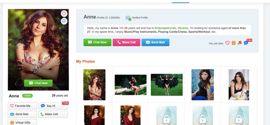 Verified profile at UkraineBrides4you