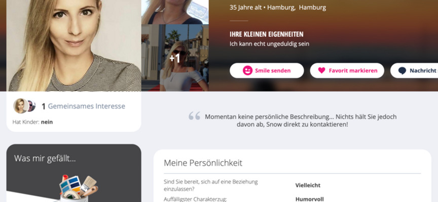 LoveScout24 Profil
