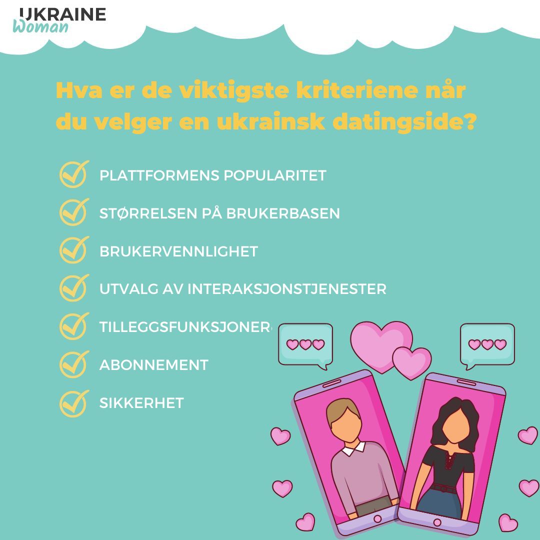 velger en ukrainsk datingside