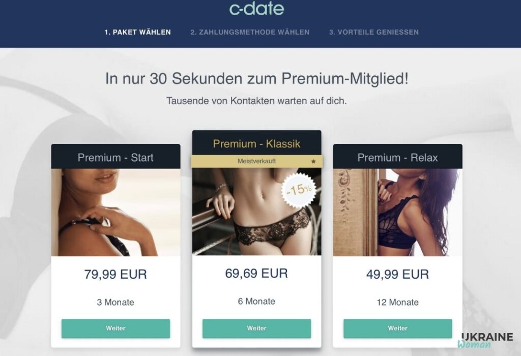 c date kosten